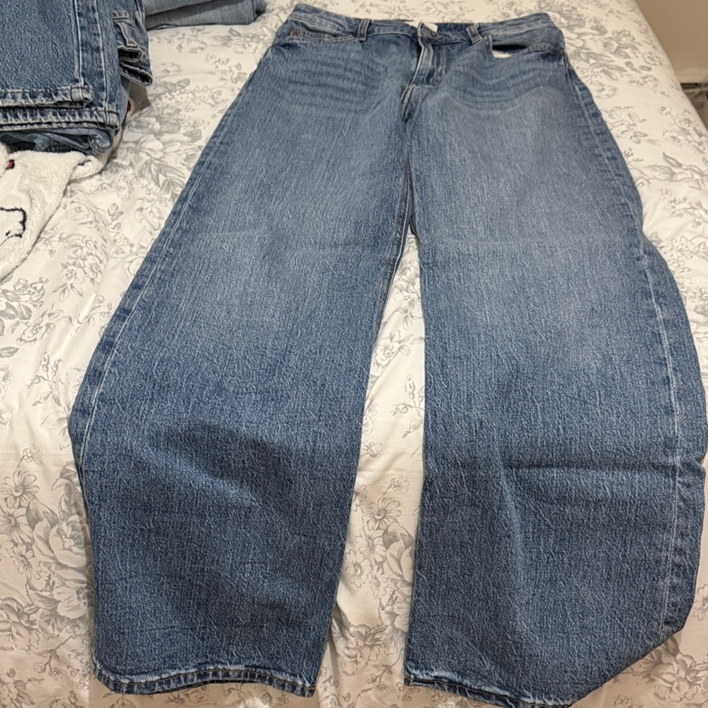 H&M Blue Flare & Wide Leg Jeans